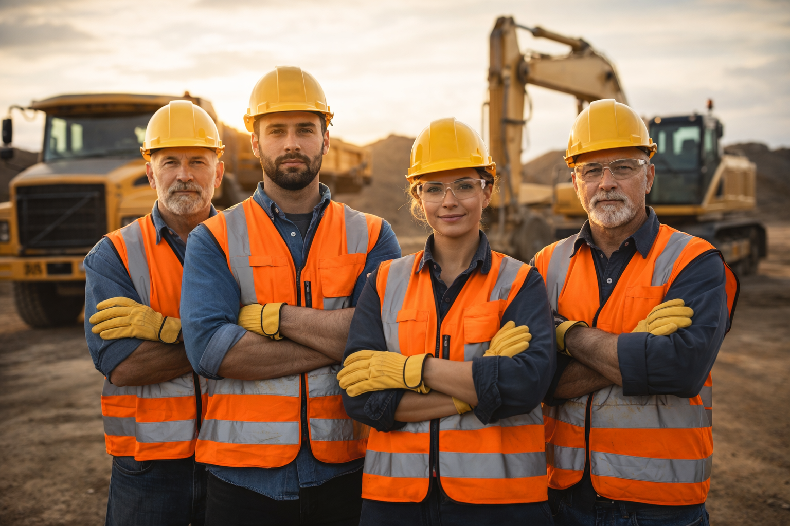 Équipe STBG sur chantier
